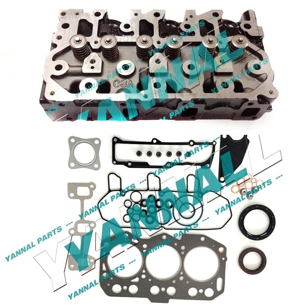 Conjunto completo de culata y junta completa 3TNV76 para motor Yanmar