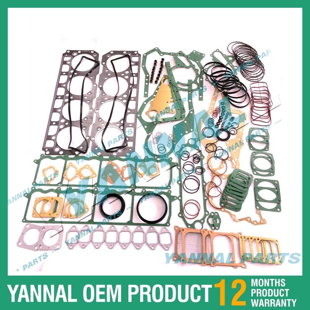 8DC9 For Mitsubishi Diesel Engine Excavator Spare Parts Full Gasket Kit Asbestos