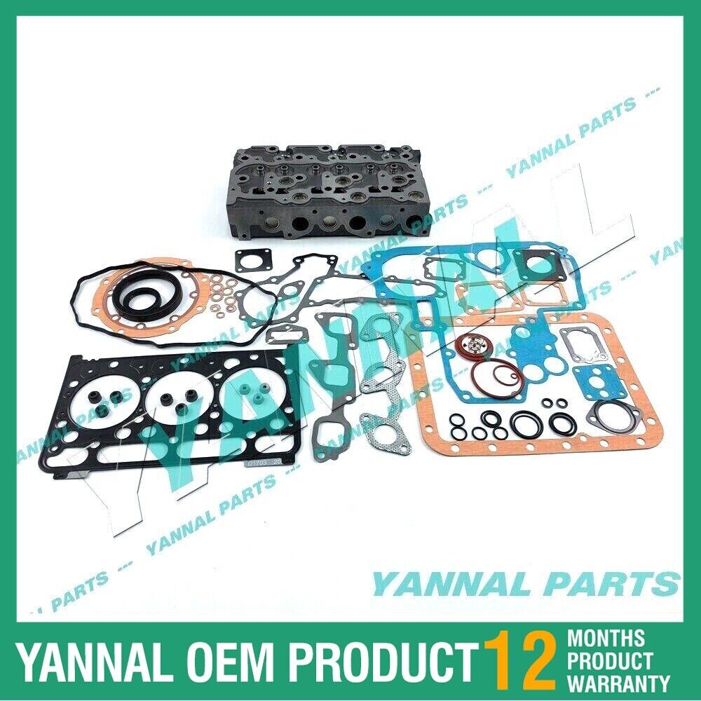 New Kubota D1703 Cylinder Head With Full Head Gaskets