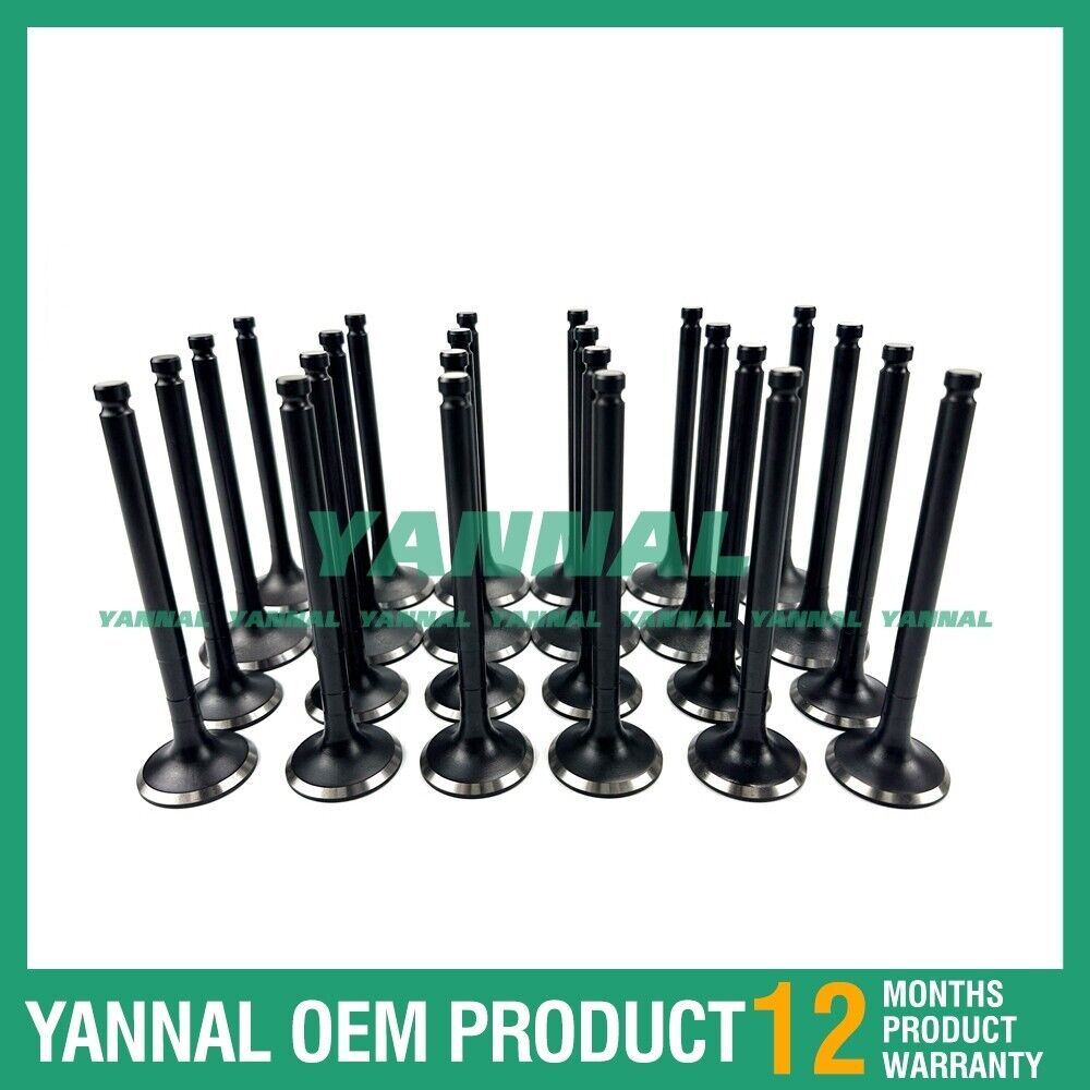 1106C-E66TA-24V Intake Valve With Exhaust Valve For Perkins Excavator Engine Par