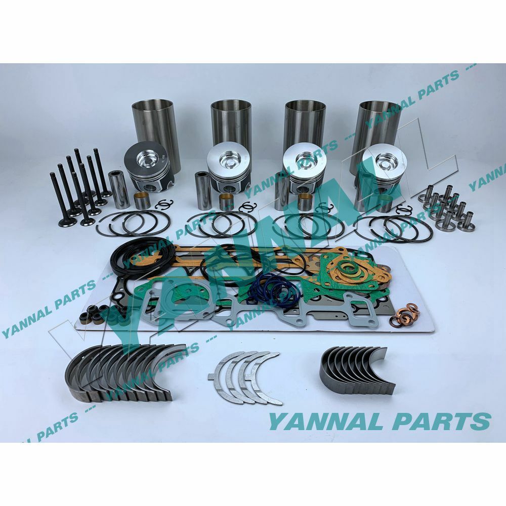 New Yanmar 4TNV88 Rebuild Overhaul Kit With Gasket Set Engine Valve Bearing Set