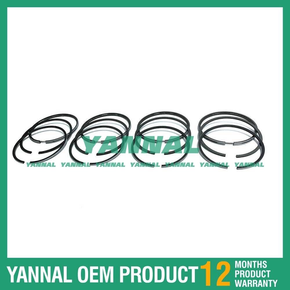 4 Pieces Piston Ring 6692364 For Bobcat S220 S250 S300 S330