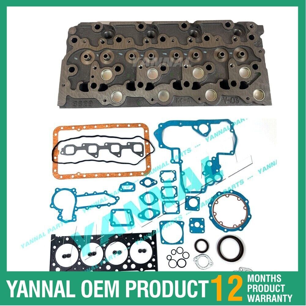 For Kubota Bobcat 773 753 7753 V2203 Engine Cylinder Head Full Gasket Kit