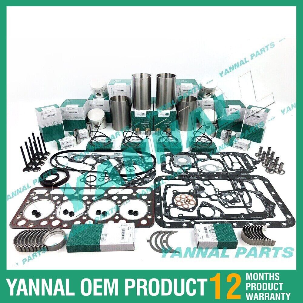 V1702 V1702B Overhaul Rebuild Kit For Kubota Indirect-injection For Bobcat 743