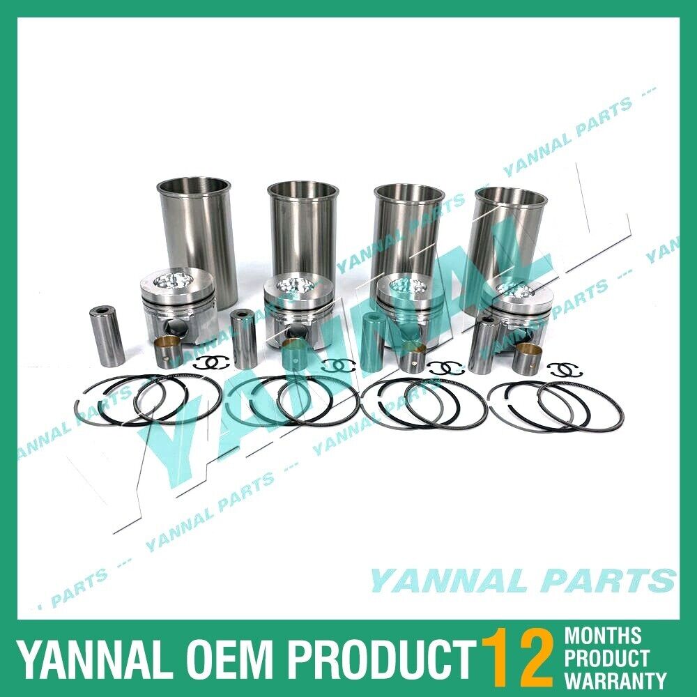 New Komatsu PC130-7 4D95 Cylinder Overhaul Liner Kit With Piston Rings Liner