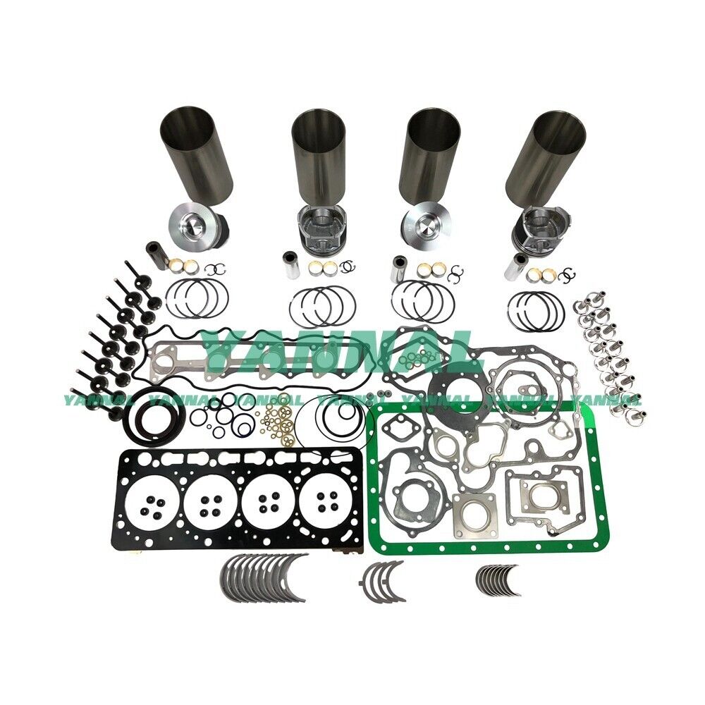 V3800-CR-TI-EF03 Kit de reconstrucci¨®n de motor con cojinetes de leva para motor Kubota