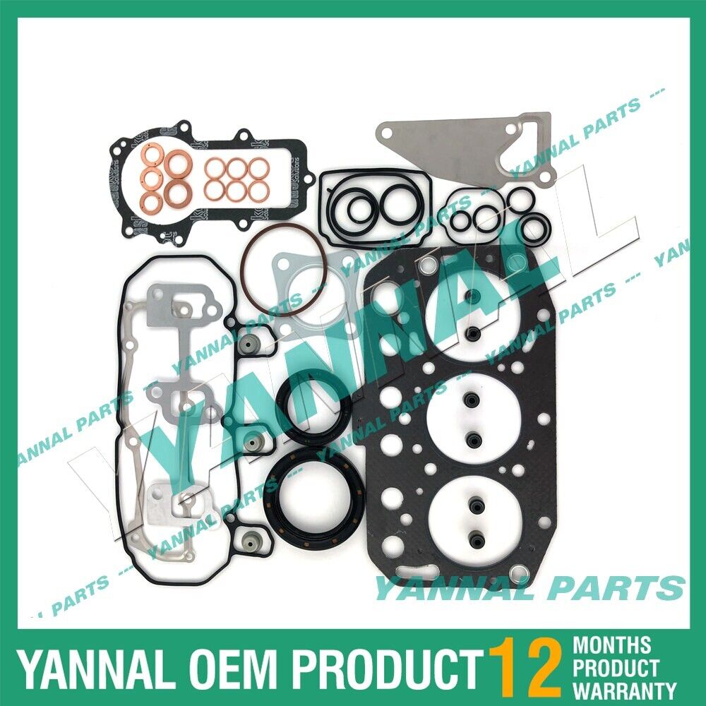 3TNV70 Engine Gasket Kit For Yanmar Excavator Loader Generator John deer XUV850D