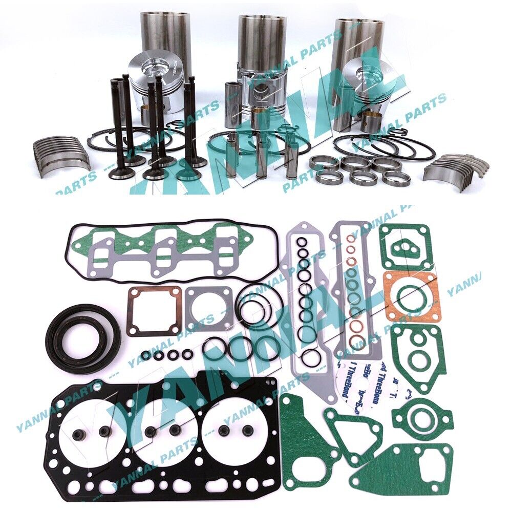 Kit de reconstrucci¨®n para motor Yanmar 3TN84TL-RTBY Takeuchi Mini Digger TB 035