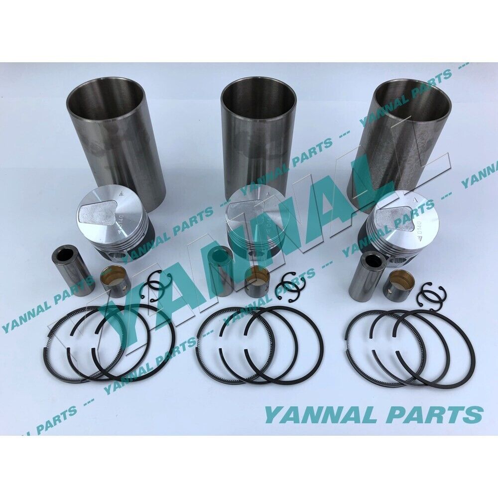 FOR MITSUBISHI Engine K3D LINER KIT PISTON PISTON RING CYLINDER LINER