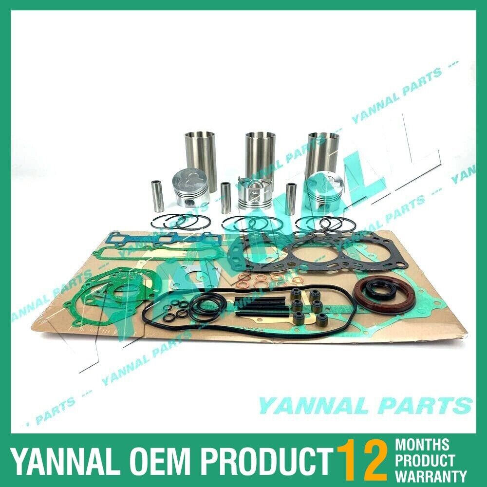 New Mitsubishi L3E Overhaul Kit With Full Gasket Set STD ( PIN-21MM )