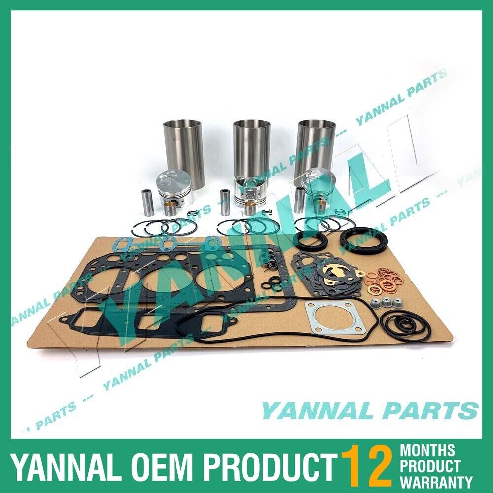 Kit de reconstrucci¨®n de motor de reacondicionamiento 3D74E 3TNE74C 3TNE74 para tractor Yanmar