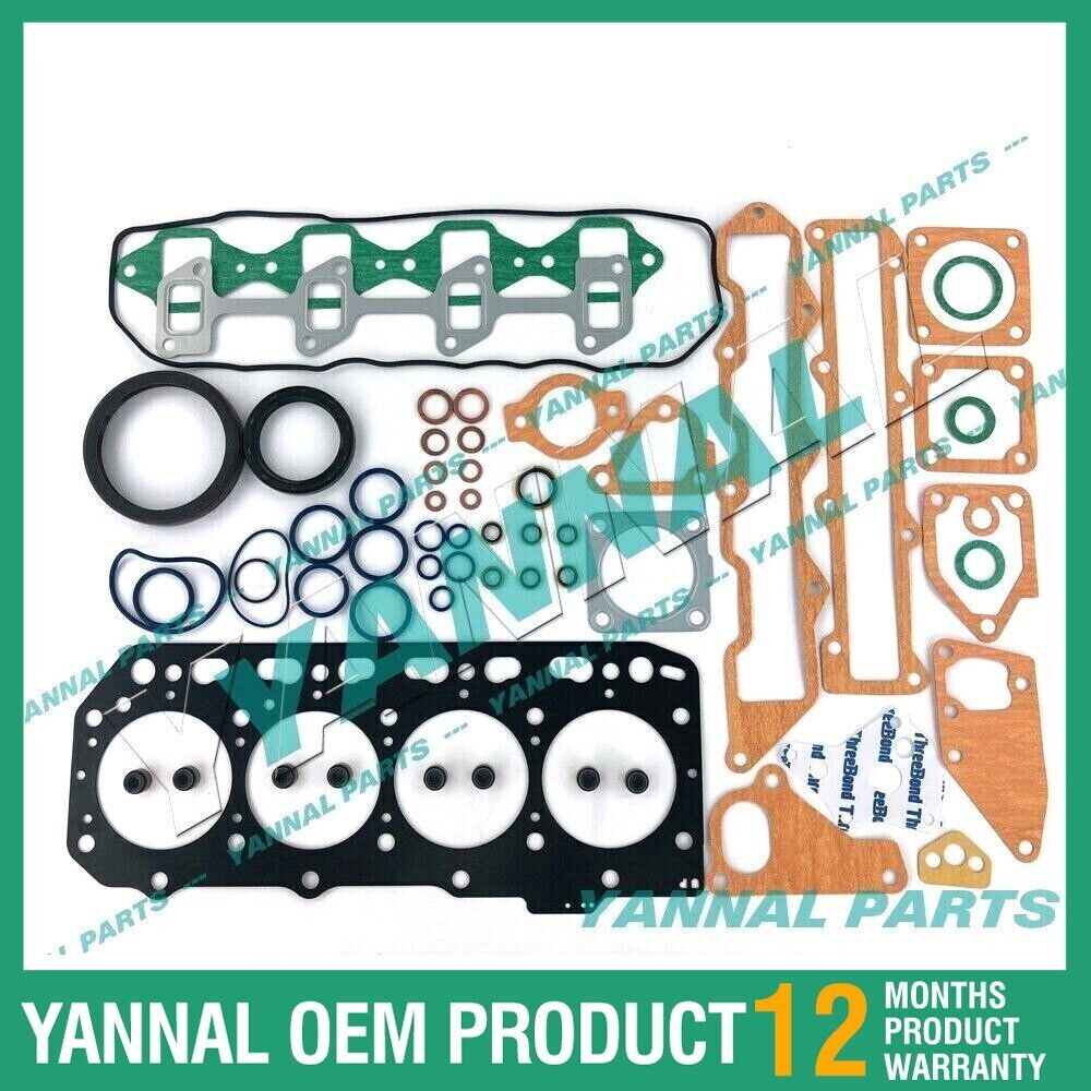 FOR YANMAR Engine PARTS 4JH3E FULL GASKET SET WITH CYLINDER HEAD GASKET